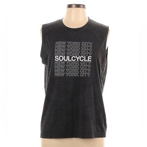 Black Soulcycle New York City Size L sleeveless T-Shirt Tank Top from NYC